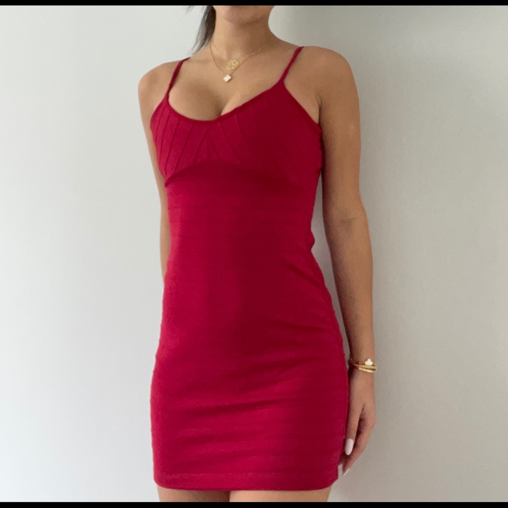 Red Slip Dress